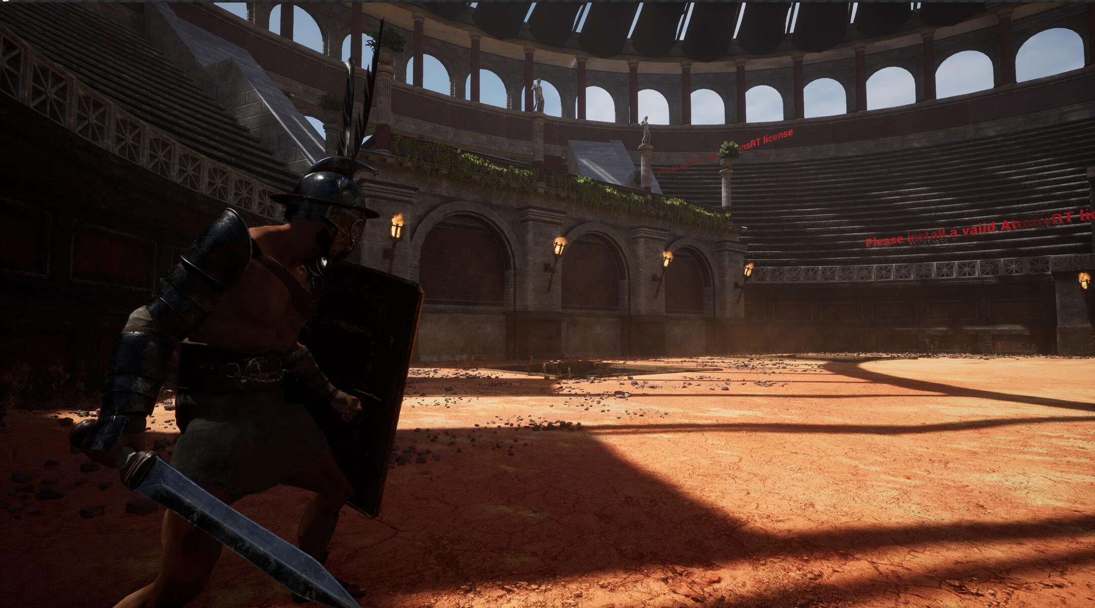 Our amphitheater (Game environment)