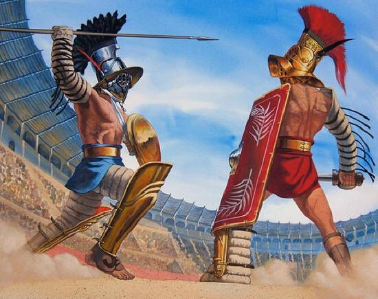 Gladiatorial combat reference